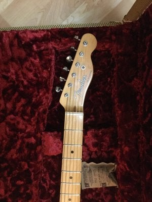 Tele won't fit in new G&G Deluxe case | Fender Stratocaster