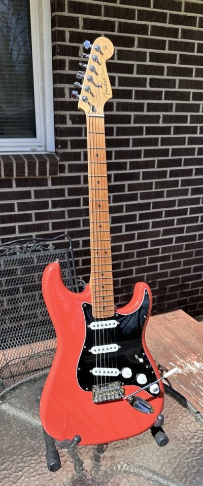 NGD: Fiesta red MIJ st57 | Fender Stratocaster Guitar Forum